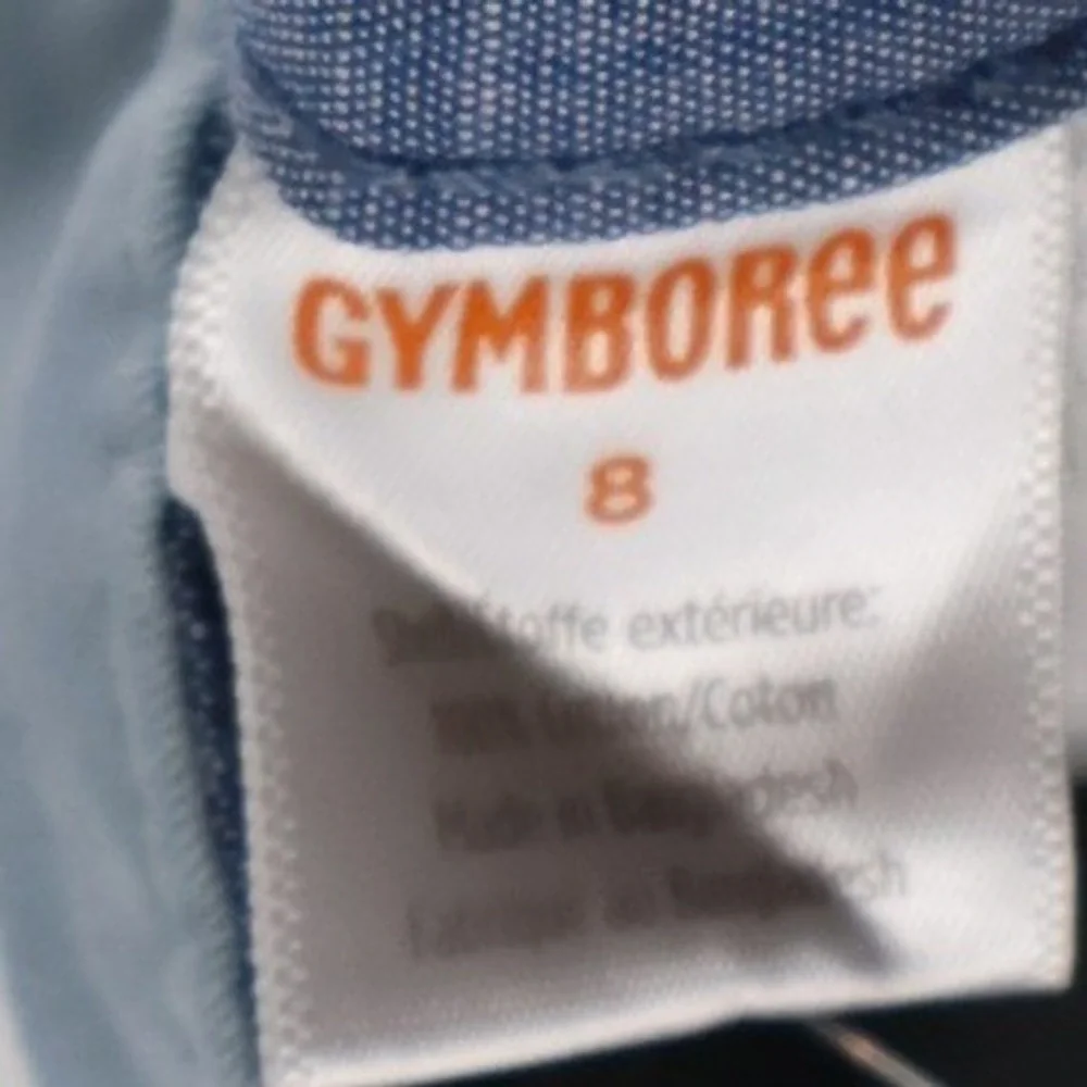 Gymboree Chino Pants Dusty Robin Blue Solid Size 8 Cotton NWT MSRP 44.95